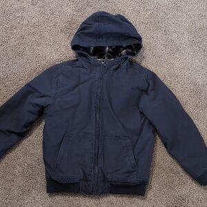 Navy Hooded Jacket